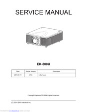 Eiki EK-800U Service Manual