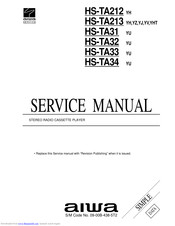 Aiwa HS-TA32YU Service Manual