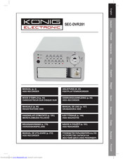 Konig SEC-DVR201 Manual