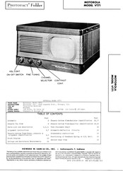 Motorola VT71 Service Manual