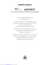 Sonic Electronix C1-690 Owner's Manual