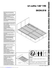 Conforama SKON.018 Assembly Instructions Manual