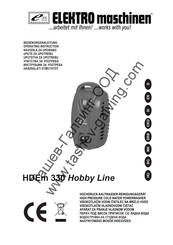Elektro maschinen HDEm 330 Operating	 Instruction