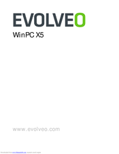 Evolveo WinPC X5 Manual