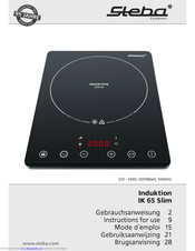 Steba IK 65 Slim Instructions For Use Manual