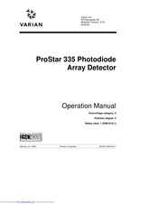 Varian ProStar 335 Operation Manual