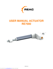 REAC RE7000 User Manual