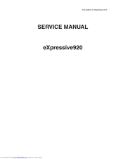 ELNA eXpressive920 Service Manual