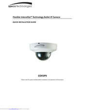Speco O3FDP9 Quick Installation Manual