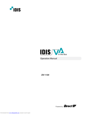 Idis DV-1104 Operation Motion