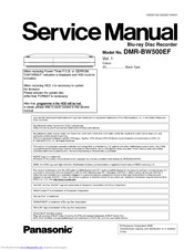 Panasonic DMR-BW500EF Service Manual