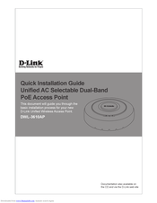 D-Link DWL-3610AP Quick Installation Manual