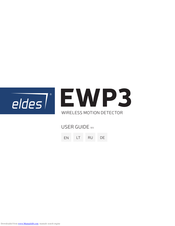 Eldes EWP3 User Manual