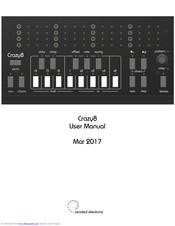 twisted electrons CRAZY8 BEATS User Manual
