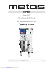 Metos AR60P VL1S Operating Manual