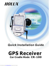 Holux CR-100 Quick Installation Manual