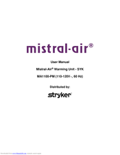 Stryker Mistral-Air Plus MA1100-PM User Manual