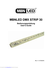 MBNLED DMX STRIP 30 User Manual