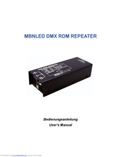 MBNLED DMX RDM User Manual