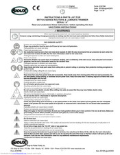 Sioux Tools SRT10S18LT Instructions-Parts List Manual