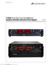 Gossen MetraWatt P500 Operating Instructions Manual