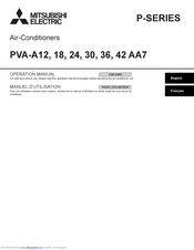 Mitsubishi Electric PVA-A24 Operation Manual