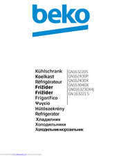 Beko GN163220S User Manual
