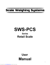 Scale Weighing Systems SWS-PCS-30 User Manual