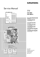 Grundig T 55-830 Multi/ICN Service Manual