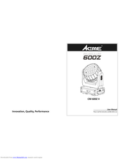 ACME CM-600Z II User Manual