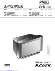 Sony Trinitron KV-32DX20U Service Manual