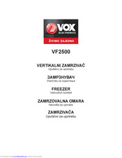 VOX VF2500 Instruction Booklet