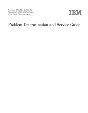 IBM System x iDataPlex dx360 M2 Problem Determination And Service Manual