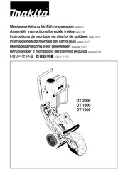 Makita DT 2000 Assembly Instructions Manual