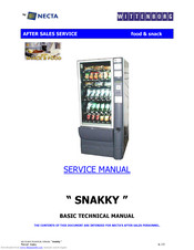 Necta Snakky 6-32R/F Service Manual