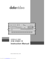 Datavideo MS-VGB1K Instruction Manual