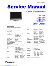 Panasonic TX-32LE60F Service Manual