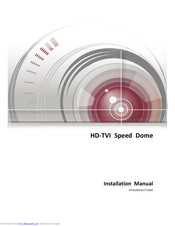 Sentry US T7PTZ-V23 Installation Manual