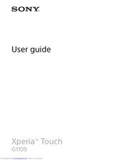 Sony Xperia Touch G1109 User Manual
