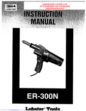 LOBSTER ER-300N Instruction Manual