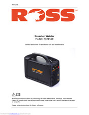 Ross RXT150E General Instructions Manual