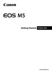 Canon EOS M5 Getting Started Manual