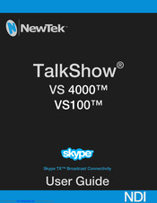 NewTek TalkShow VS 4000 User Manual