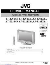JVC LT-Z26SX5/A Service Manual