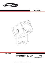 SHOWTEC EVENTSPOT 60 Q7 Manual