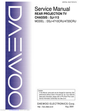 Daewoo DSJ-4710CRU Service Manual
