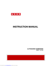 usha HU 3403 Instruction Manual