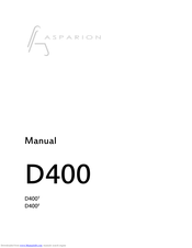 Asparion D400F Manual