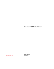 Oracle SUN X4-8 Service Manual