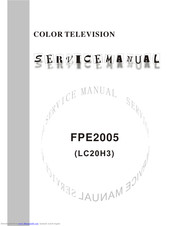 Audiovox FPE2005 Service Manual